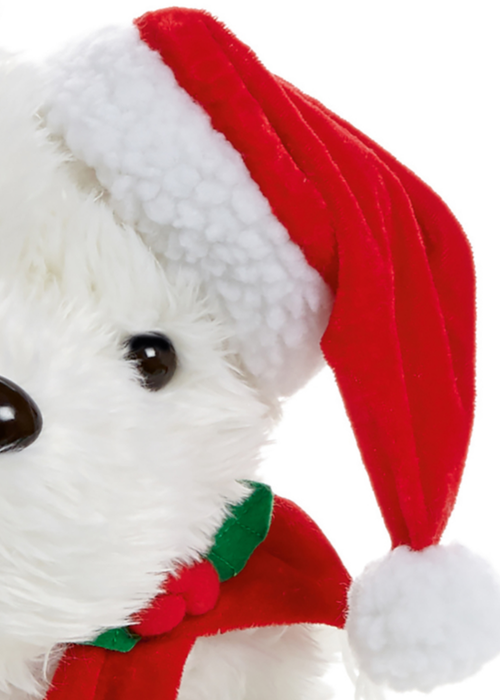 Premier Decorations Animated Singing White Terrier - One Size Image 2