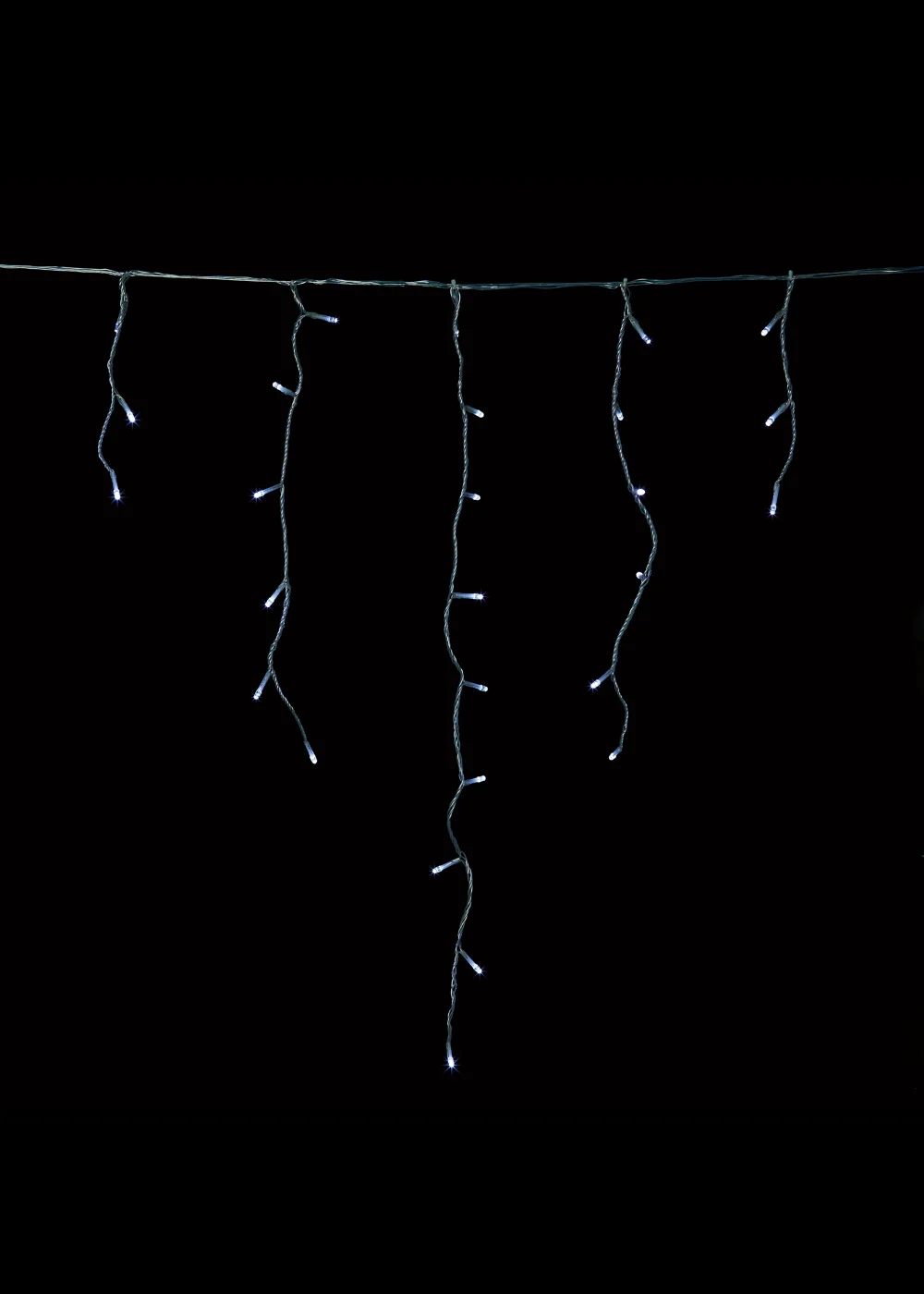 Premier Decorations 720 White LED Snowing Iciclebrights - One Size Image 3