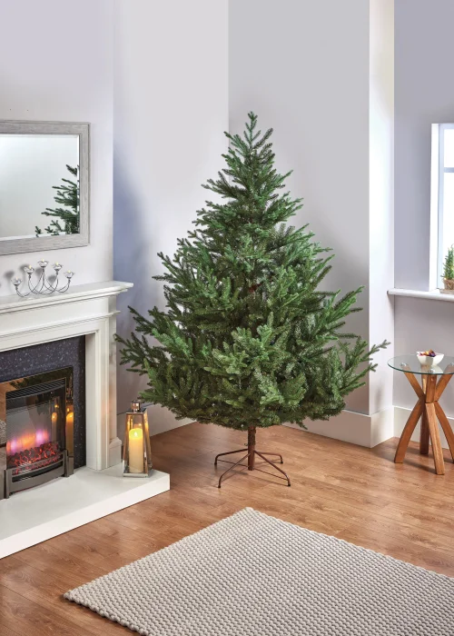 Premier Decorations Glenshee Spruce Natural Look Christmas Tree 6ft - 6ft Image 2