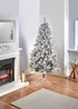 Premier Decorations Deluxe Silver Tipped For Christmas Tree with Silver Glitter 6ft - One Size Image 2
