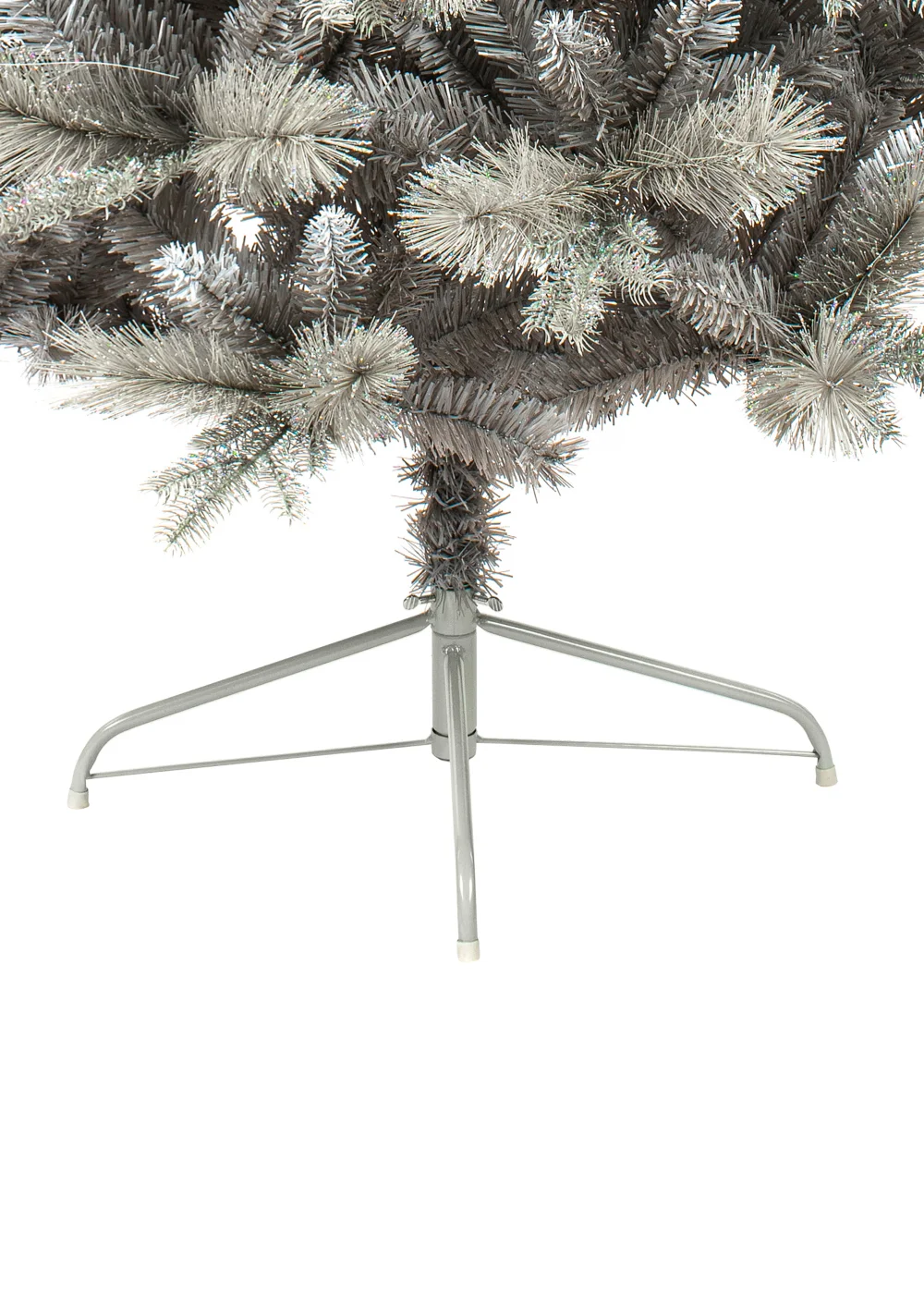 Premier Decorations Deluxe Silver Tipped For Christmas Tree with Silver Glitter 6ft - One Size Image 5