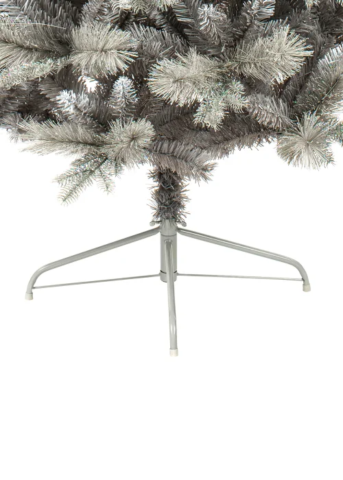 Premier Decorations Deluxe Silver Tipped For Christmas Tree with Silver Glitter 6ft - One Size Image 5