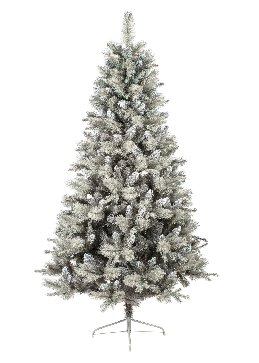 Premier Decorations Deluxe Silver Tipped For Christmas Tree with Silver Glitter 6ft - One Size Image 1