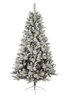 Premier Decorations Deluxe Silver Tipped For Christmas Tree with Silver Glitter 6ft - One Size Image 1