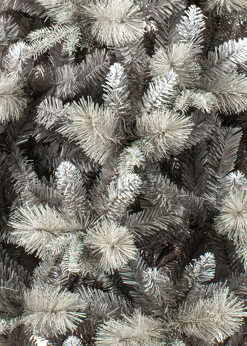 Premier Decorations Deluxe Silver Tipped For Christmas Tree with Silver Glitter 6ft - One Size Image 4