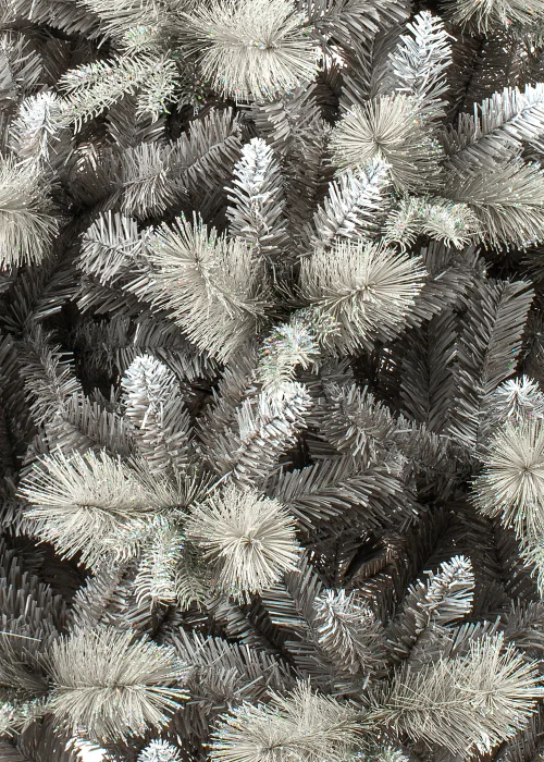 Premier Decorations Deluxe Silver Tipped For Christmas Tree with Silver Glitter 6ft - One Size Image 4