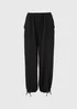 Black Parachute Pants - Size 8 Image 5