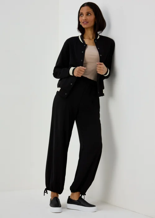 Black Parachute Pants - Size 8 Image 4