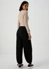 Black Parachute Pants - Size 8 Image 2