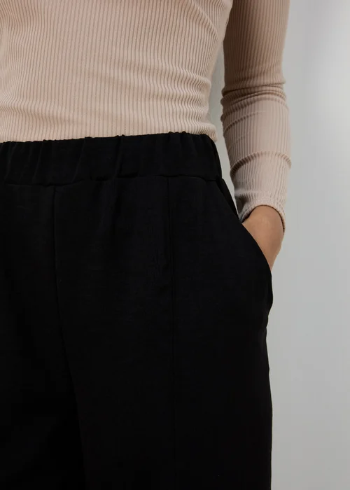 Black Parachute Pants - Size 8 Image 3