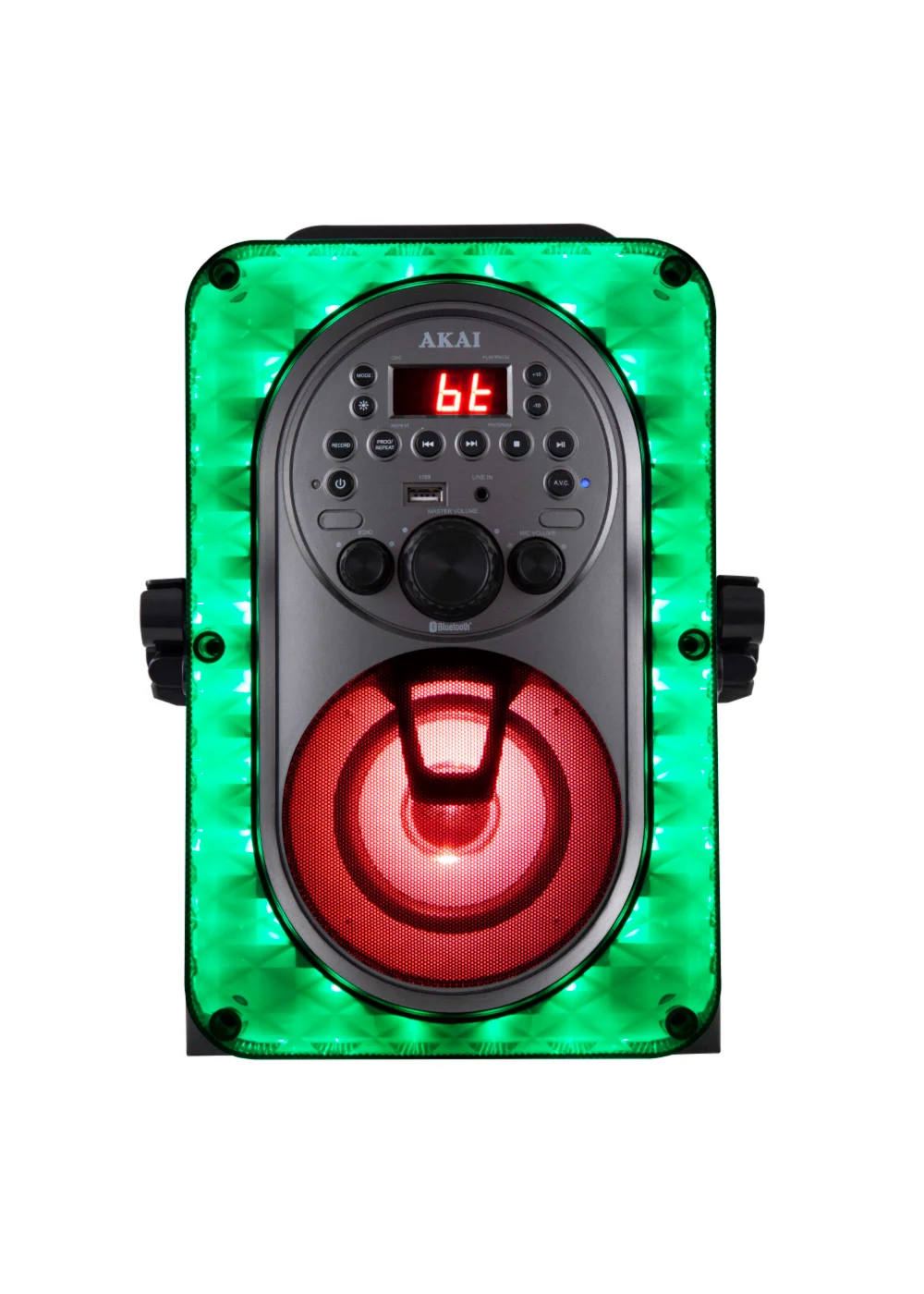 Akai Vibes Bluetooth Karaoke Machine Black - One Size Image 2