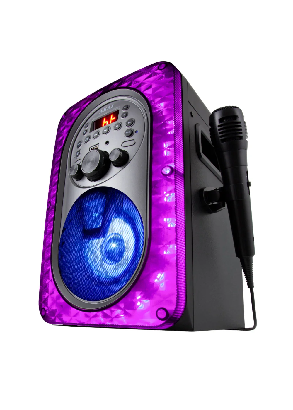 Akai Vibes Bluetooth Karaoke Machine Black - One Size Image 3