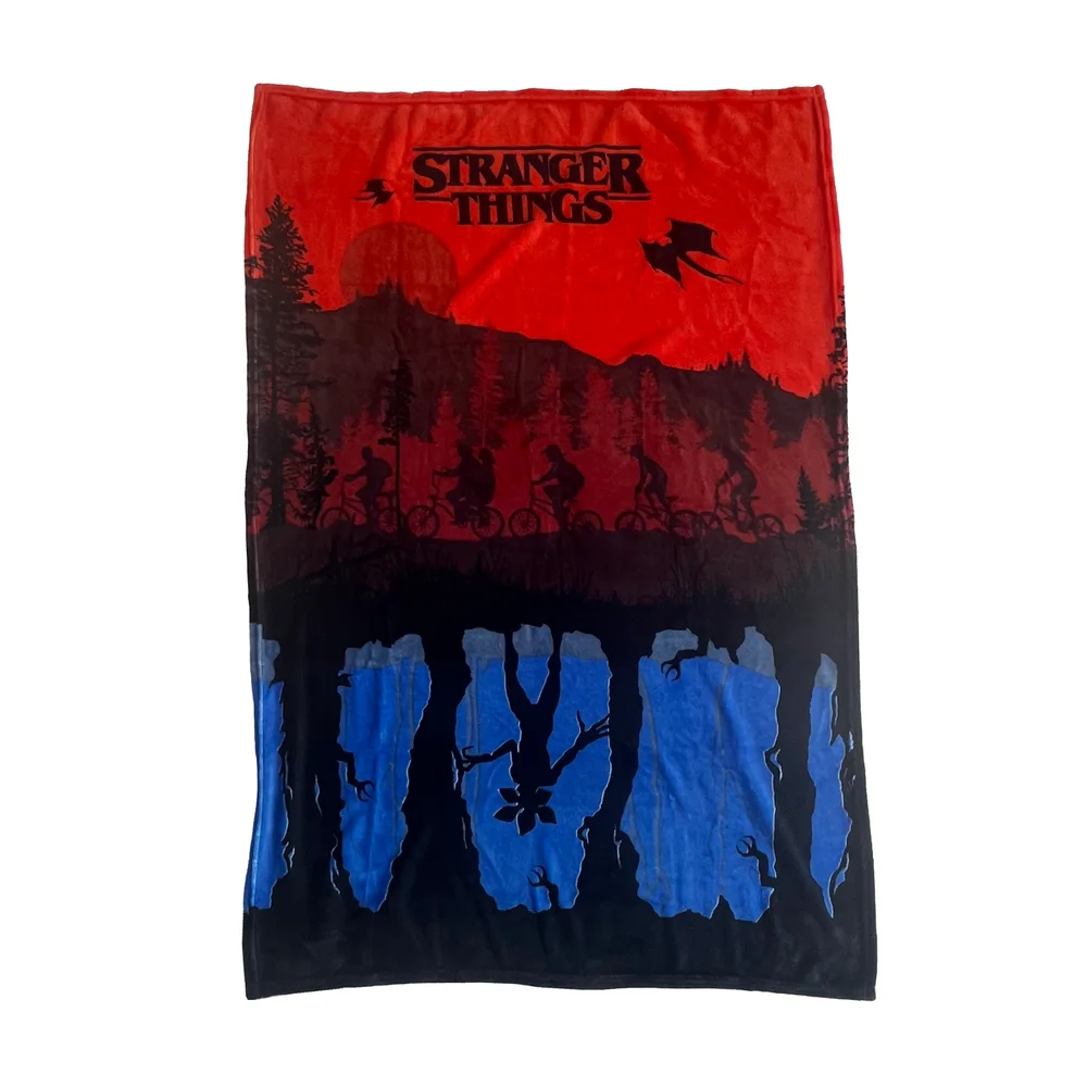 Stranger Things Midnight Panel Throw - 100 x 150 Image 1