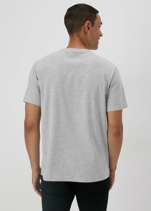 Grey Essential V-Neck T-Shirt - S Image 2