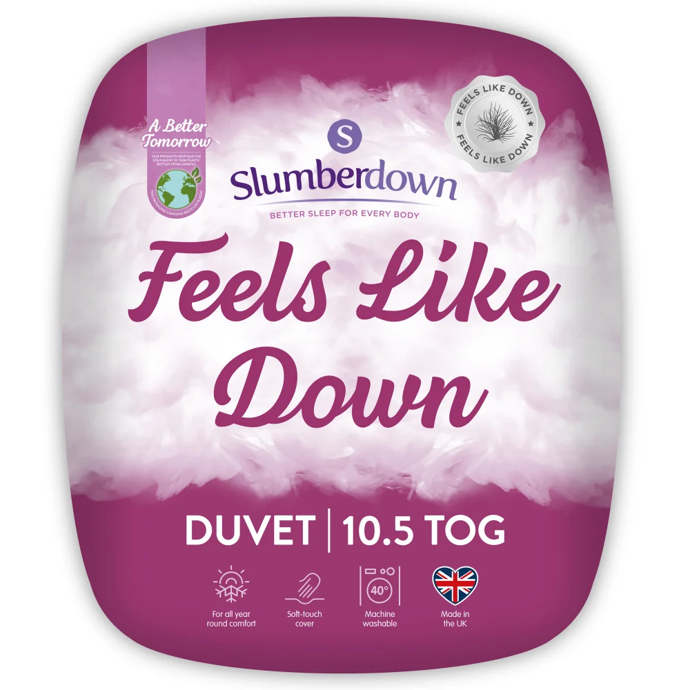 Slumberdown Feels Like Down Duvet (10.5 Tog) - Single Image 1