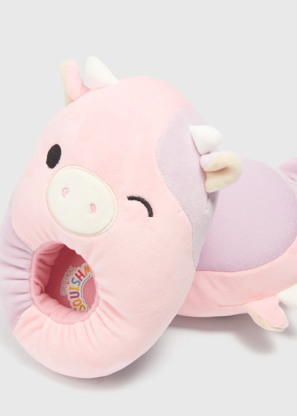 Kids Pink Squishmallows Patty Slippers (Younger 11-Older 7) - UK 11/12 - EU 29/30 Image 2