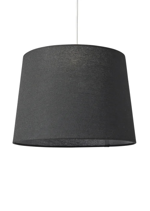 BHS Mira 38cm Linen Easyfit Shade Black (28cm x 38cm) - One Size Image 5