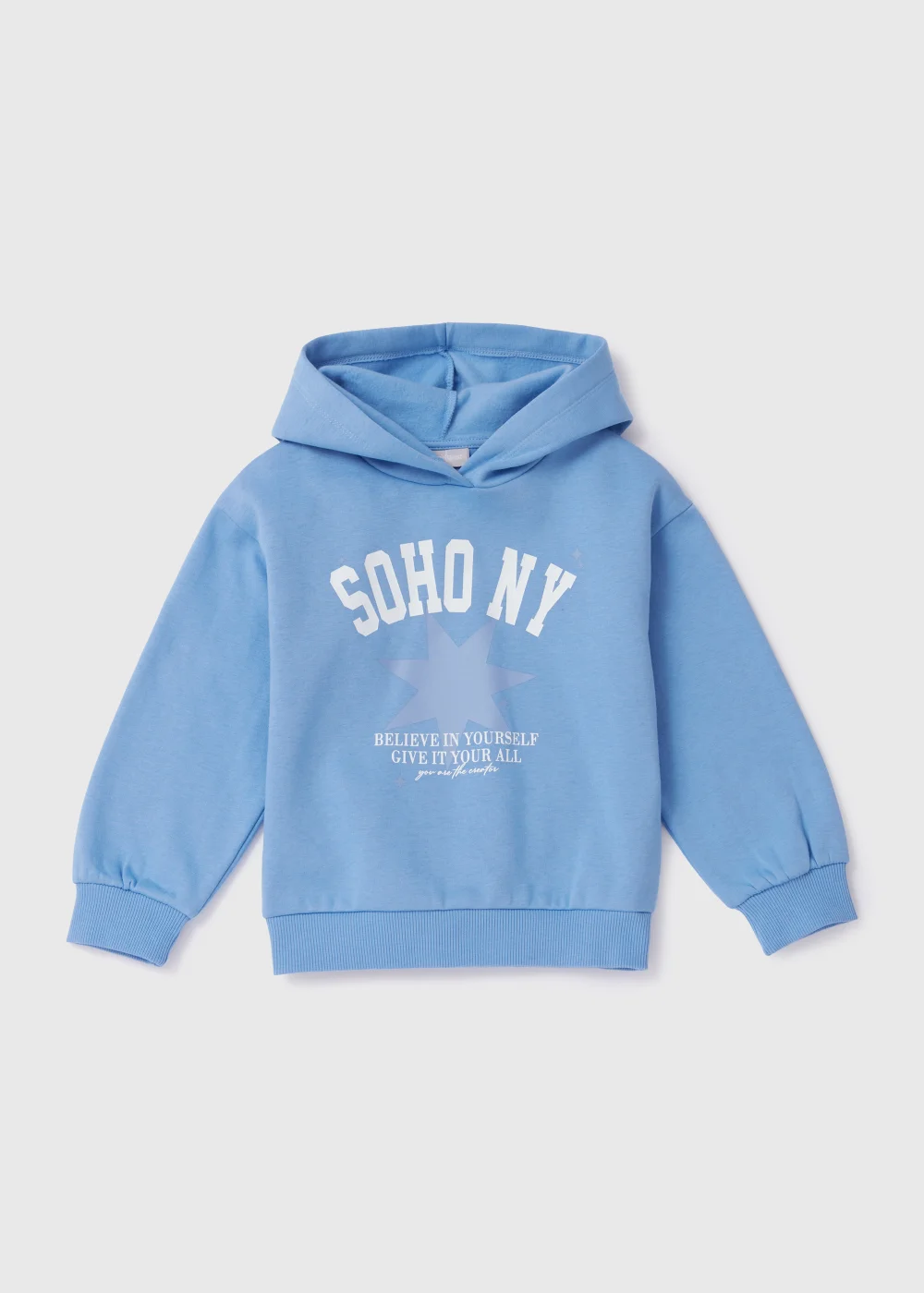 Girls Blue Good Energy Hoodie (7-15yrs) - 7 Yrs Image 1