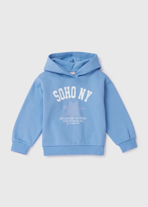 Girls Blue Good Energy Hoodie (7-15yrs) - 7 Yrs Image 1