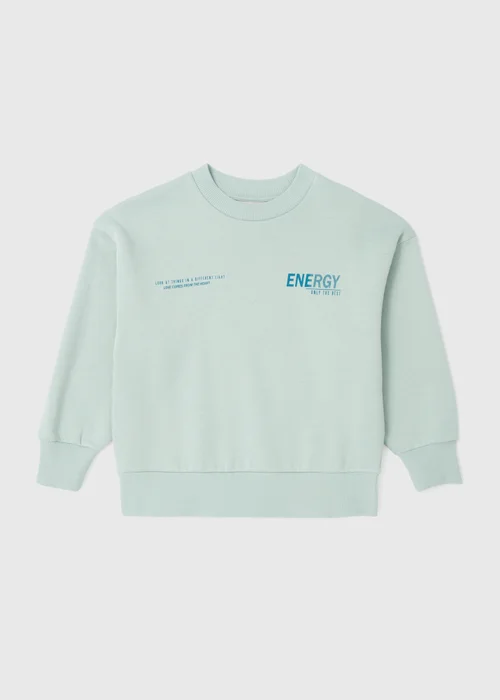 Girls Mint Energy Oversized Sweatshirt (7-15yrs) - 7 Yrs Image 1