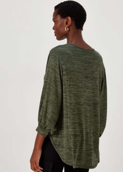 Green Space Dye Oversized Top - Size 8 Image 2