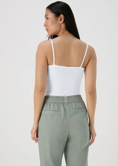 White Basic Cami Top - Size 22 Image 2