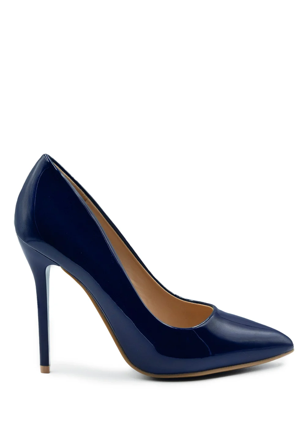Where's That From Kyra Navy Patent High Heel Pumps - 3 Image 1