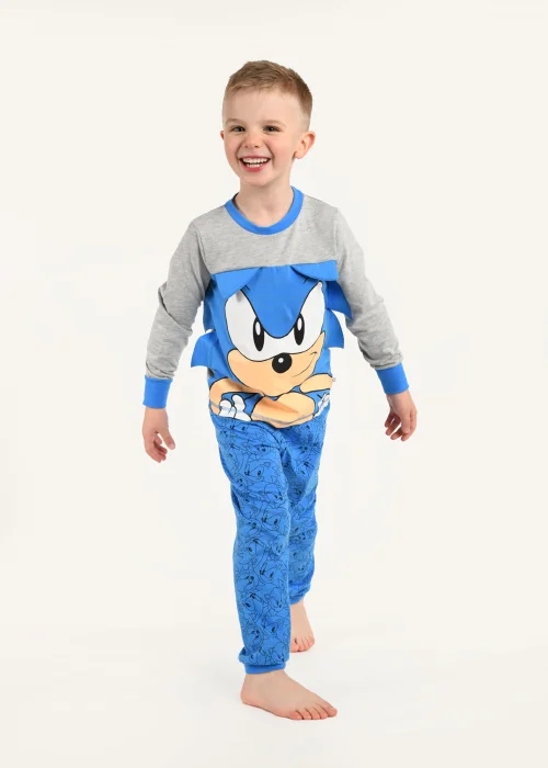 Brand Threads Kids' Sonic The Hedgehog Pyjamas - Age 4-5 Years Image 1
