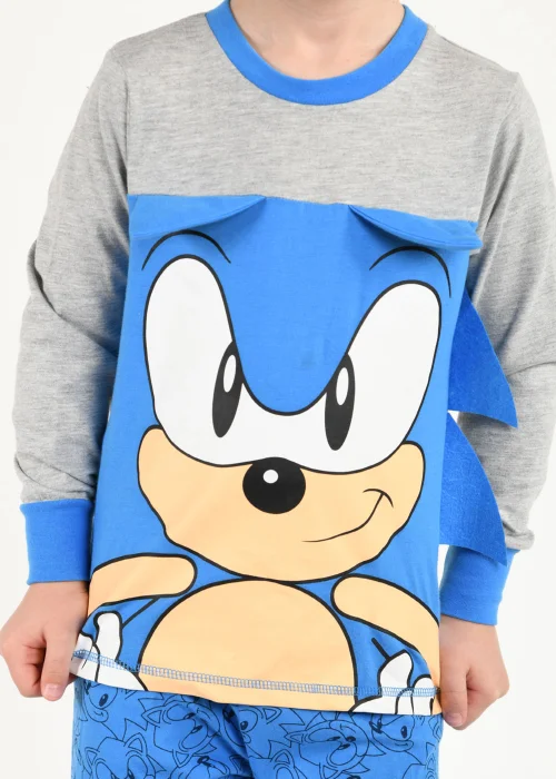 Brand Threads Kids' Sonic The Hedgehog Pyjamas - Age 4-5 Years Image 3
