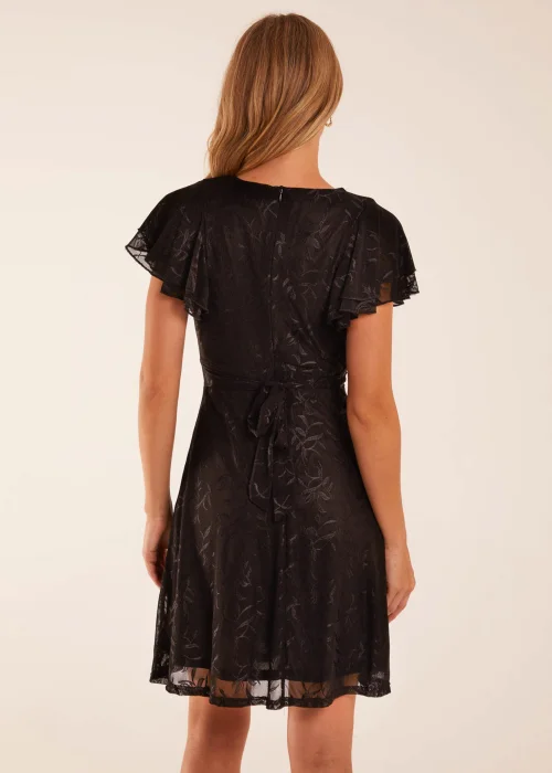 Blue Vanilla Black Double Frill Wrap Dress - 8 Image 2