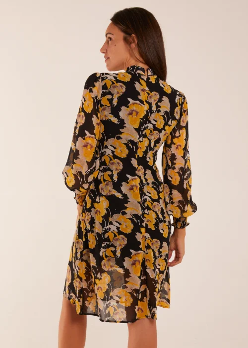 Blue Vanilla Multi Keyhole High Neck Dress - 10 Image 3