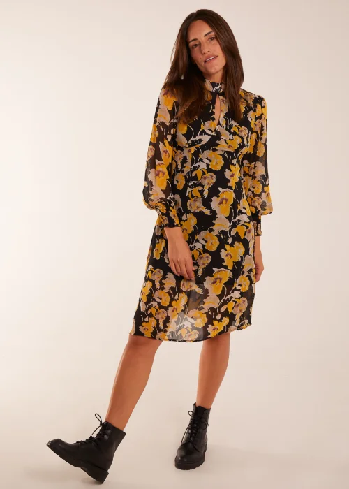 Blue Vanilla Multi Keyhole High Neck Dress - 10 Image 4