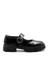 Where's That From Black Patent Skylar Chunky Sole Loafers - Size 3 Image 1