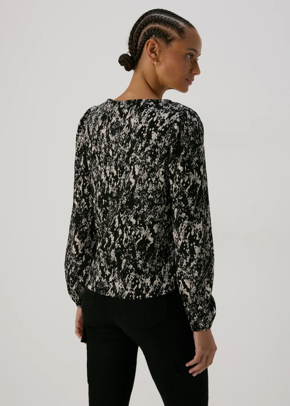 JDY Multicoloured Print Long Sleeve Top - 8 Image 2
