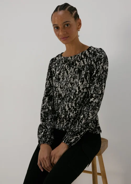 JDY Multicoloured Print Long Sleeve Top - 8 Image 1