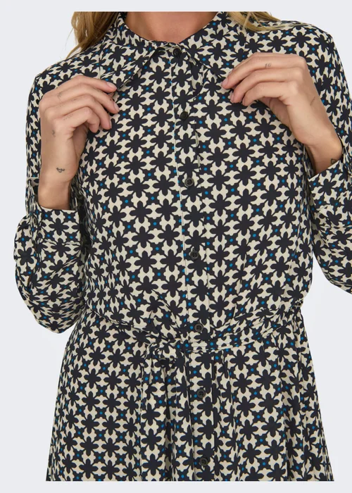 JDY Multicoloured Long Sleeve Shirt Dress - 8 Image 4