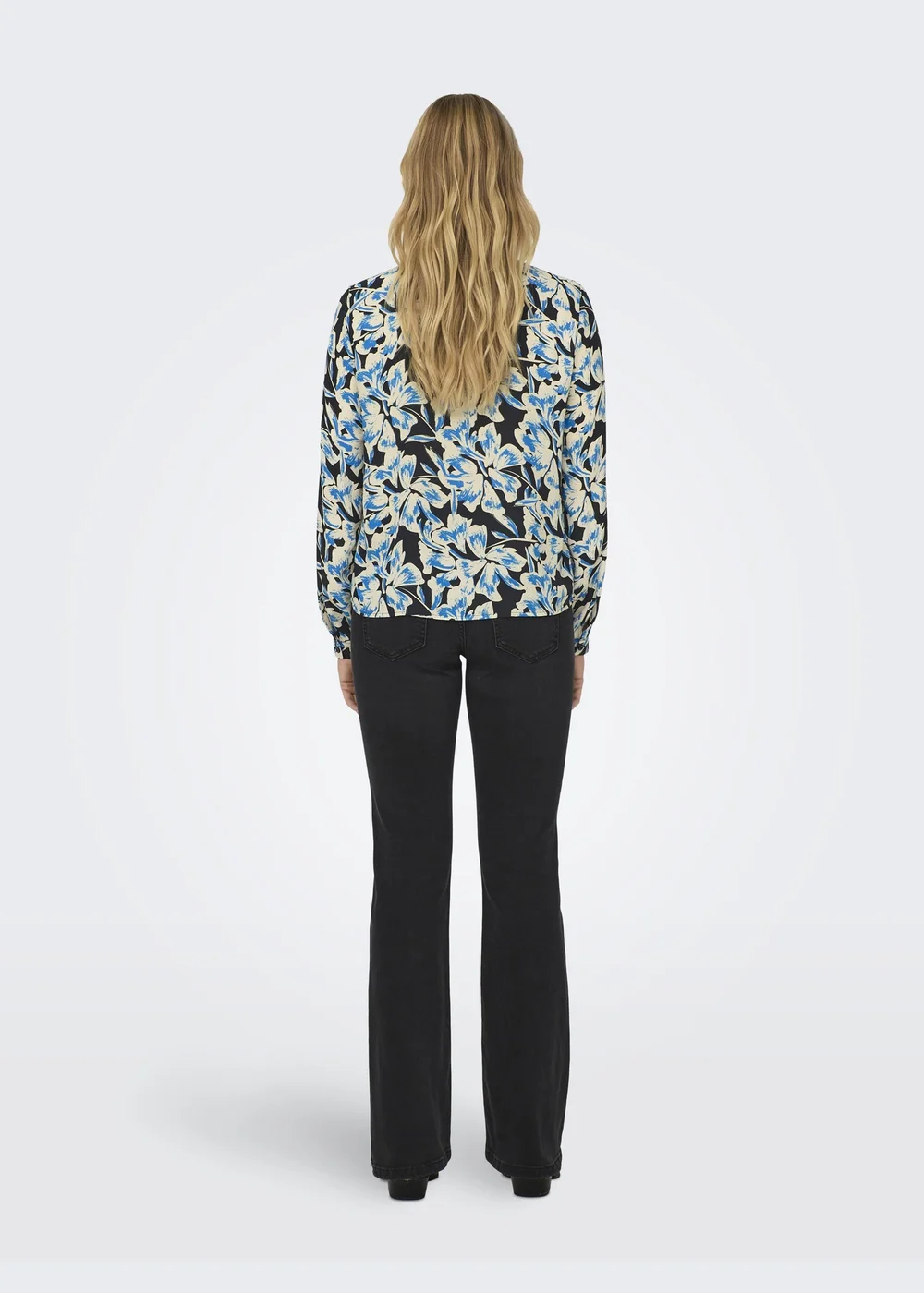 JDY Multicoloured Floral Print Ruffle Long Sleeve Top - 8 Image 2