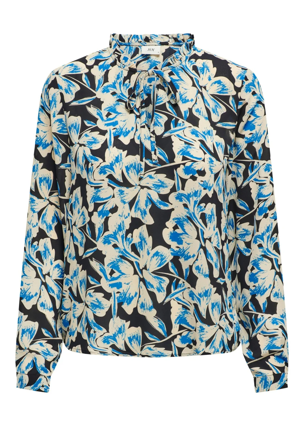 JDY Multicoloured Floral Print Ruffle Long Sleeve Top - 8 Image 5