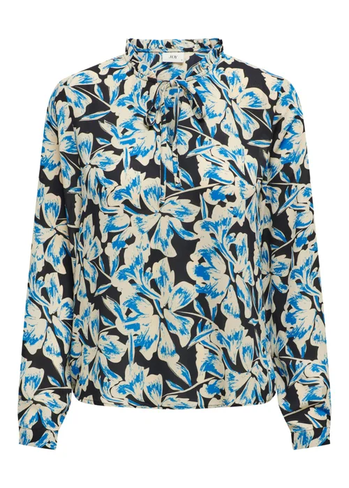 JDY Multicoloured Floral Print Ruffle Long Sleeve Top - 8 Image 5