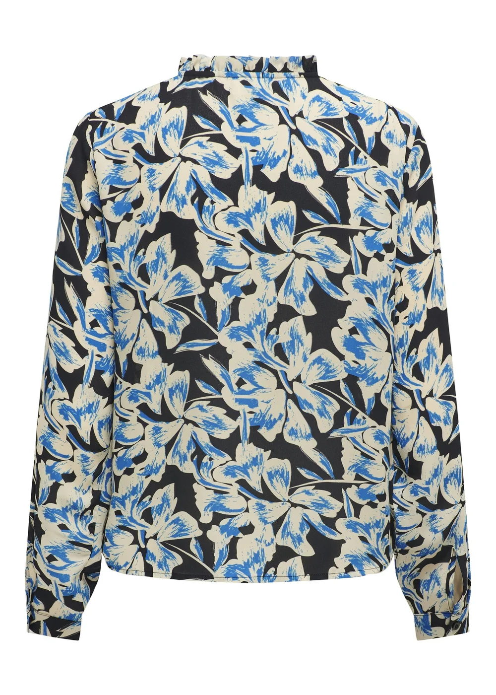 JDY Multicoloured Floral Print Ruffle Long Sleeve Top - 8 Image 6