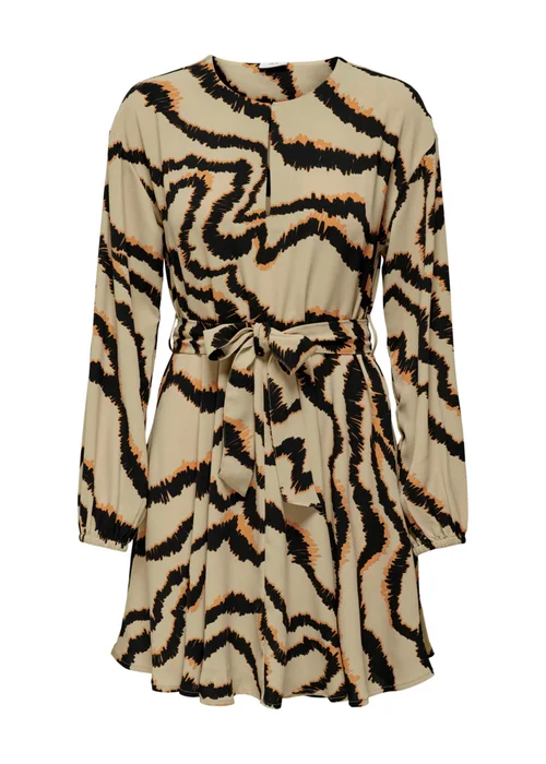 JDY Multicoloured Print Long Sleeve Dress - 12 Image 5