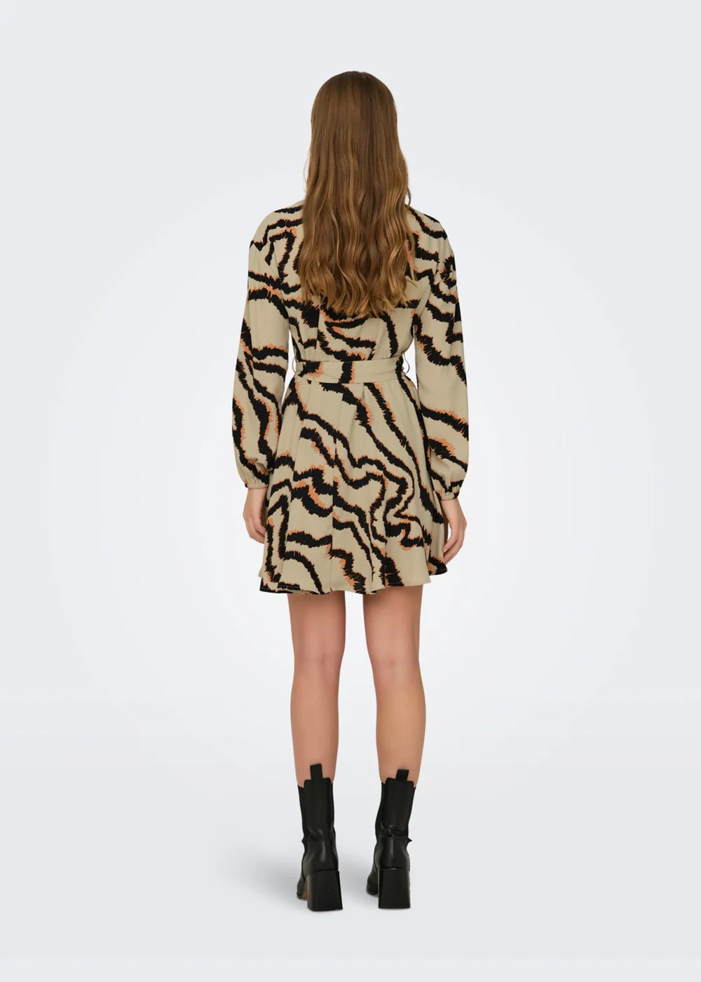 JDY Multicoloured Print Long Sleeve Dress - 12 Image 2
