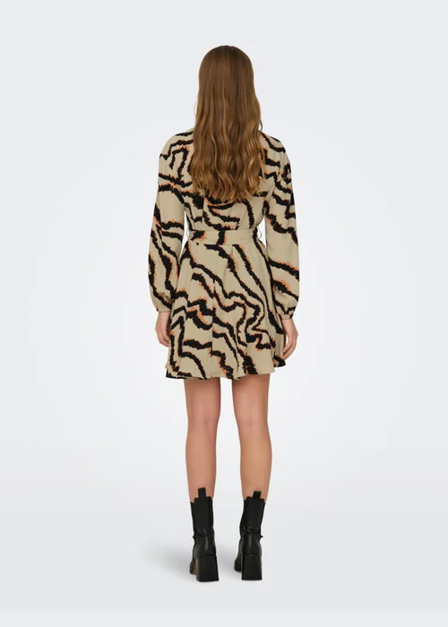 JDY Multicoloured Print Long Sleeve Dress - 12 Image 2