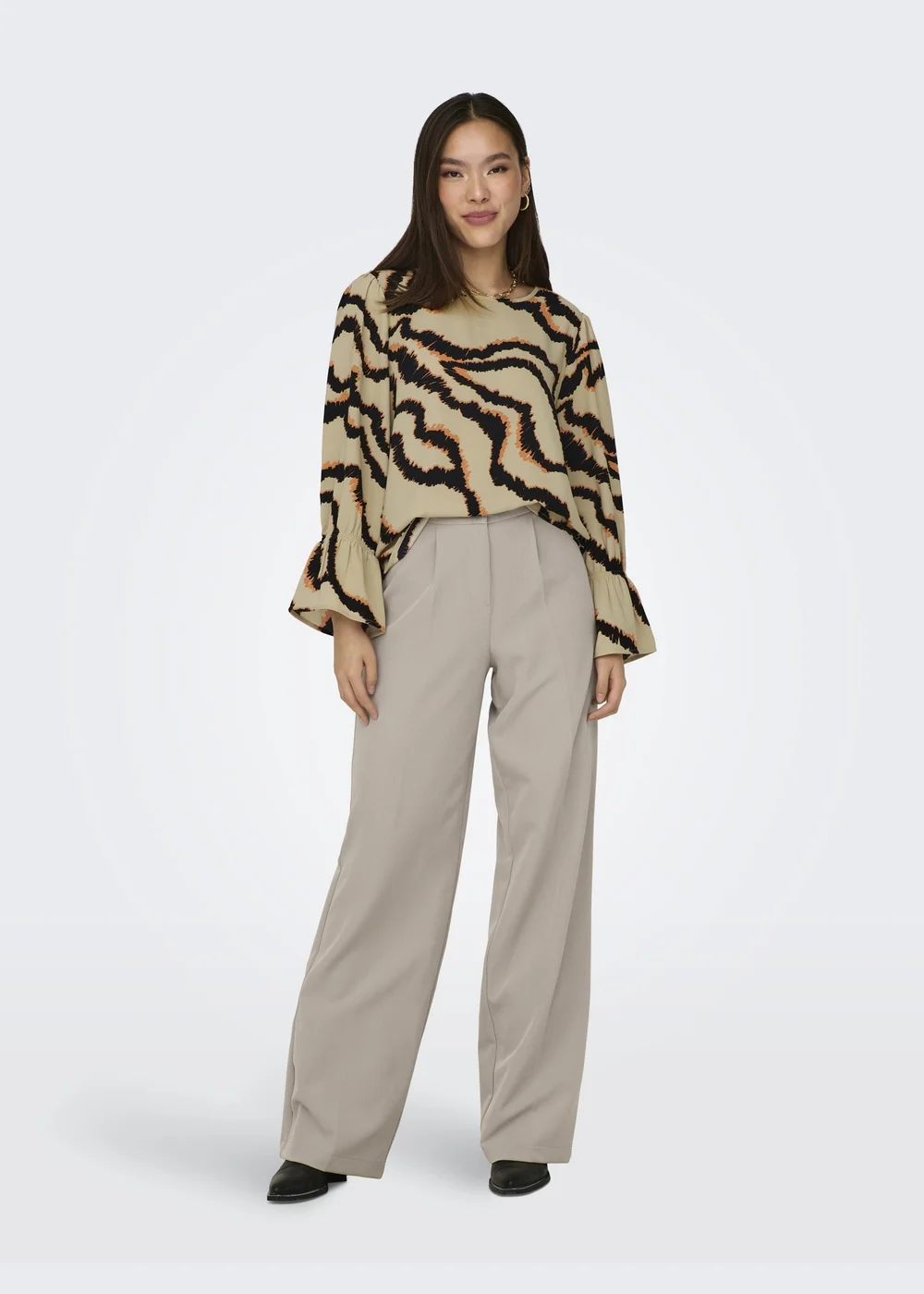 JDY Multicoloured Print Long Sleeve Top - 8 Image 4