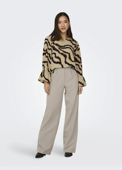 JDY Multicoloured Print Long Sleeve Top - 8 Image 4
