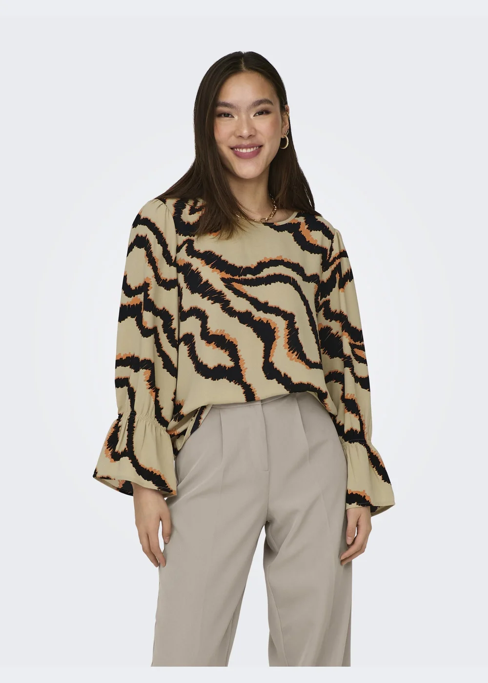 JDY Multicoloured Print Long Sleeve Top - 8 Image 3
