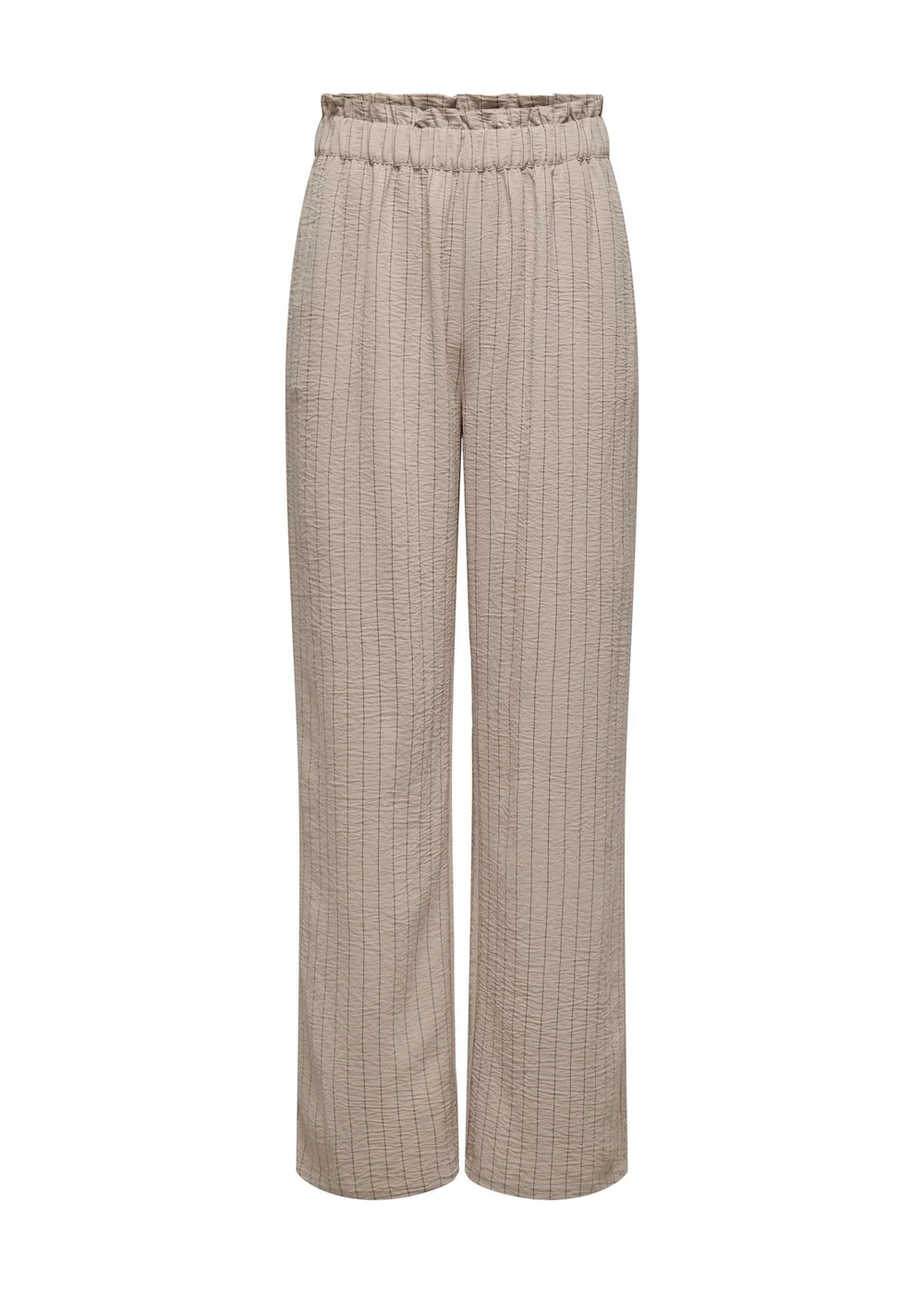 JDY Beige Stripe Print Trousers - 8 Image 2