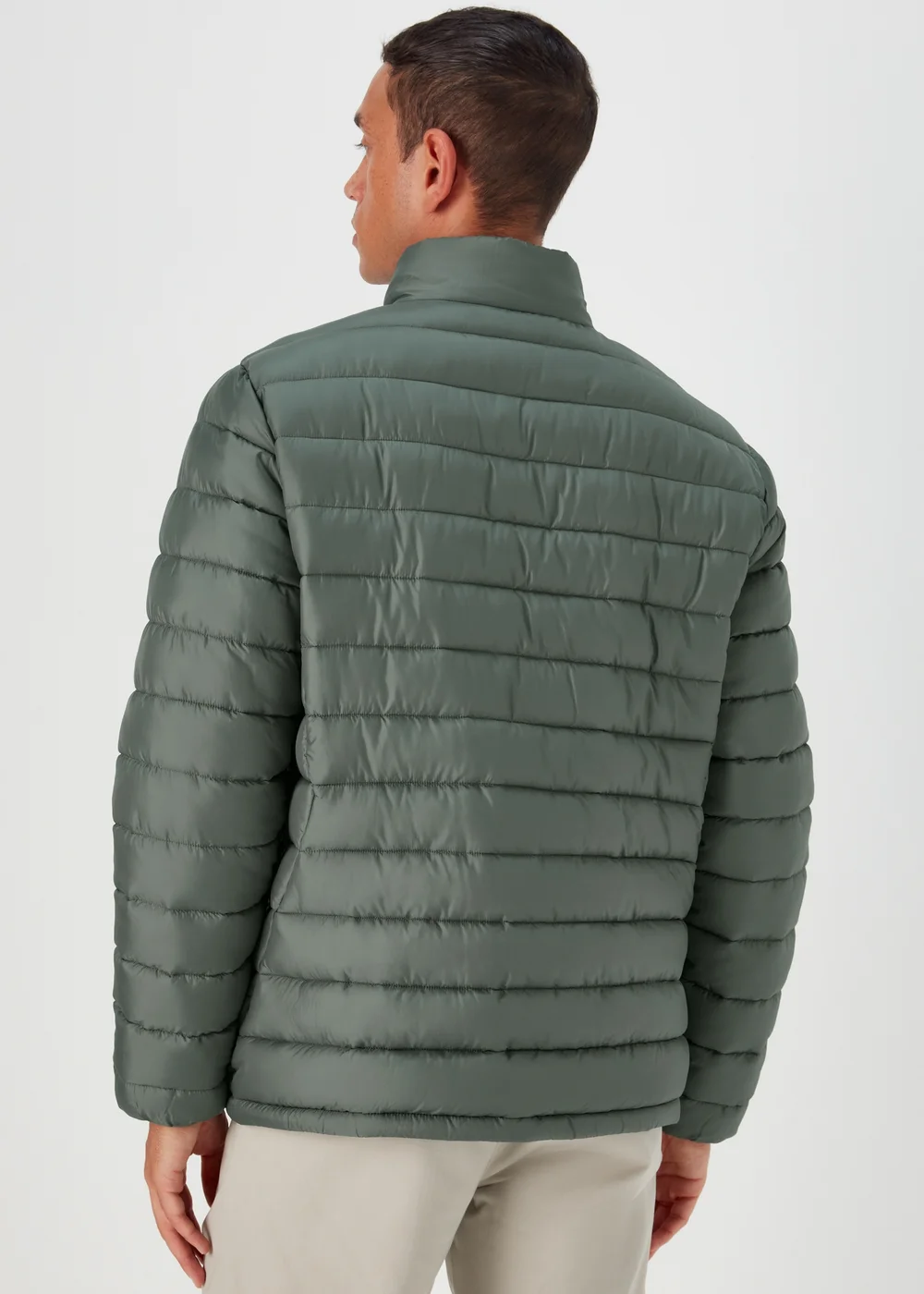 Sage Funnel Neck Puffer Coat - XS Image 2