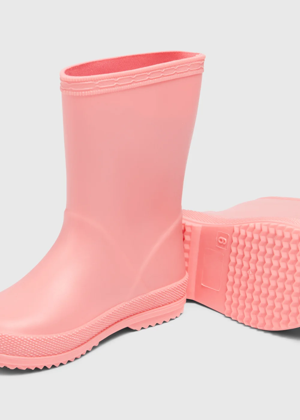 Girls Pink Wellies (Younger 4-12) - Size 4 Infants Image 2
