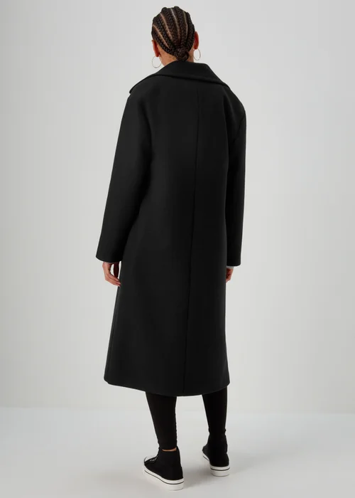 Black Super Long Coat - 8 Image 2